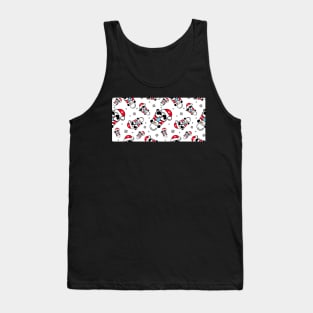 Kawaii Panda Christmas Celebration Tank Top